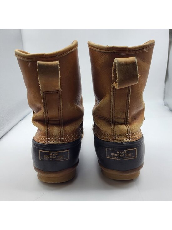 Vintage L.L. Bean Maine Hunting Shoe Boot Mens 10 Usa Made Duck boots Gorpcore